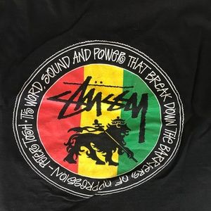 Stussy Peter Tosh shirt size Medium rasta
